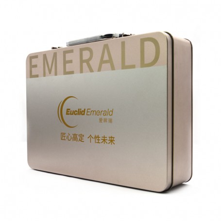 Wholesale Rectangular Hinged Lid Tin Box