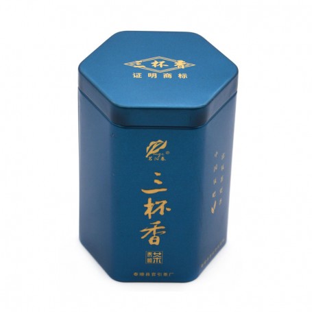 Wholesale 100g Vintage Tea Tin Can Hexagonal Metal Can