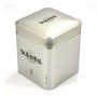 125g  250g Rectangular Metal Tea Packaging Box Square Tea Tin Can