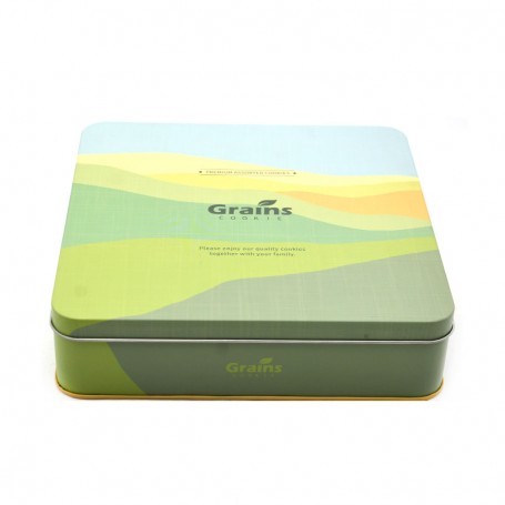 Wholesale Square Silver Tin Box
