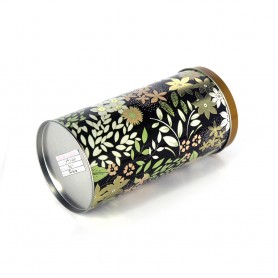 50g 100g Coffee Storage Tin Can Food Packaging Round Shape Metal Tea Tin Box