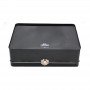 Wholesale medium size desktop storage tin box with lock