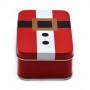 Christmas gift square tin box