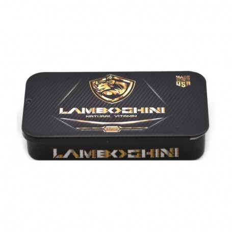 Wholesale empty tin container with slide lid candy tin box