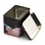 Wholesale empty pink makeup metal box