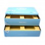 Wholesale custom double storage tin box