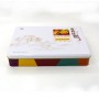 Square pastry metal tin box for food packaging tin box, biscuit tin box