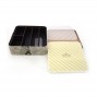 Portable Rectangular Metal Storage Box with Lid
