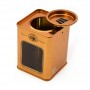 Square Tea Tin Can With Window