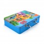 Wholesale Zoo Kids Lunch Tin Box with Handle Toy Storage Container