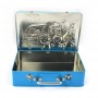 Wholesale Zoo Kids Lunch Tin Box with Handle Toy Storage Container