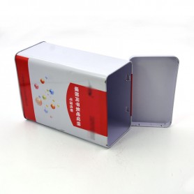 2020 Hot Sale 150g Loose Tea Storage Rectangle Hinged Tin Box