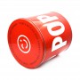 Wholesale empty red round tin box