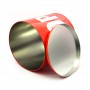 Wholesale empty red round tin box