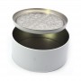 Custom White Round Cookie Tin