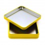 Square empty cookie tin box candy tin box cartoon print gift box