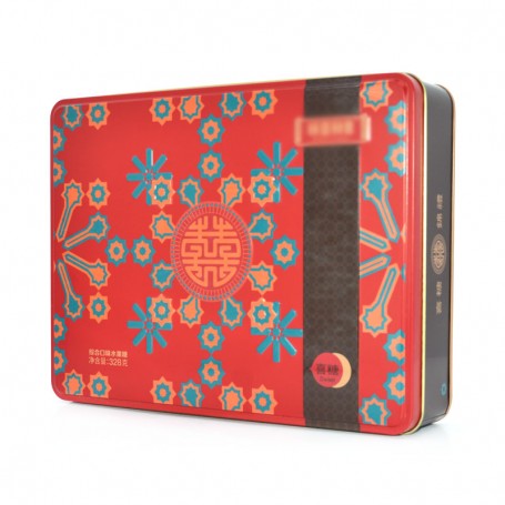 Wholesale Empty Red Candy Tin Box Gift Metal Box