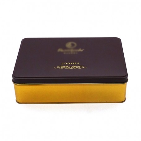 Wholesale Candy Tin Box Metal Storage Box With Hinged Lid