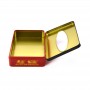 Wholesale rectangular tin box metal storage box with window