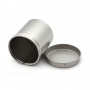 Silver Round Tea Tin Can of 30 English Afternoon Tea Bags