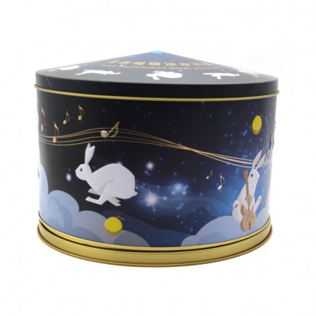 Wholesale Empty Starry Pattern Candy Music Tin Box