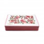Vintage Cookie Tin Box Flower Pattern Metal Tin Box Wholesale