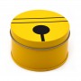 samll tin box with lid