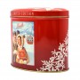 Vintage Christmas Gift Tin, Colorful Christmas Gift Cookie Tin Box