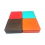 Brown rectangular empty tin container, gift chocolate tin box