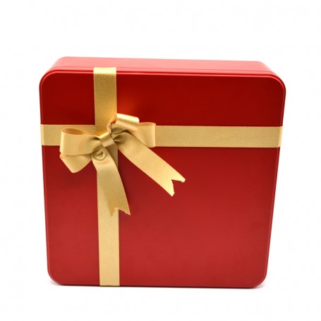 Wholesale Empty Holiday Gift Tin Box Cookies Metal Storage Box