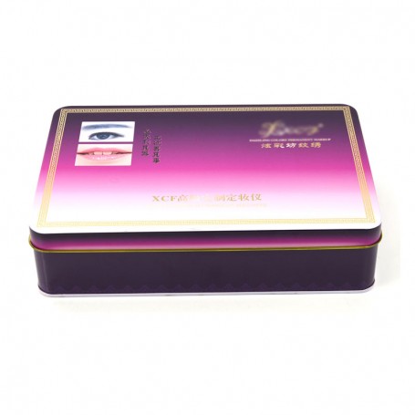 Lotion storage tin box