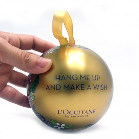 Ball Tin case for Christmas Gift