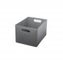 MUJI Large Silver Metal Rectangular Empty Tin Box