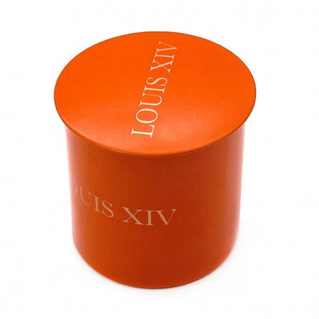 Round metal tin container with lid small sample container