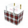 Christmas Tin Gift Box Metal Biscuit Box Candy Storage Container Tinplate Gift Box With Lid