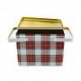 Christmas Tin Gift Box Metal Biscuit Box Candy Storage Container Tinplate Gift Box With Lid