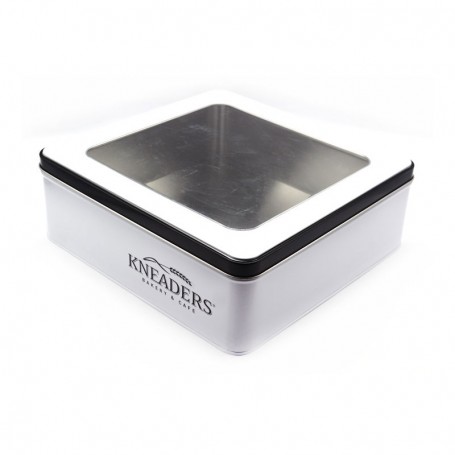 Wholesale Rectangular Biscuit Tin Box With PVC Window