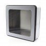 Wholesale Rectangular Biscuit Tin Box With PVC Window