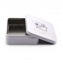 square storage tin box