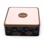 Custom square biscuit tin box