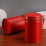 Tea tin can with lock