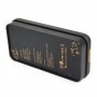 Fashionable Rectangular Black Printed Power Bank Tin Box