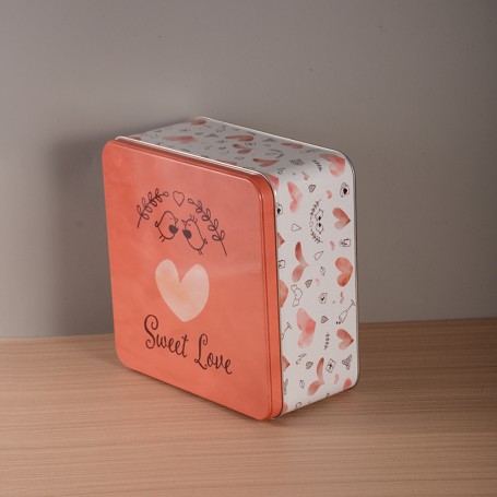 Boîte métallique rectangulaire