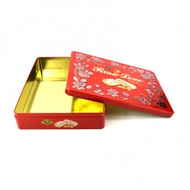 Boîte à biscuits rectangulaire en gros