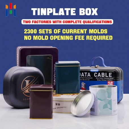 Boîtes en fer blanc personnalisées en gros