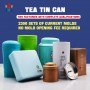 Lata de té con impresión personalizada
