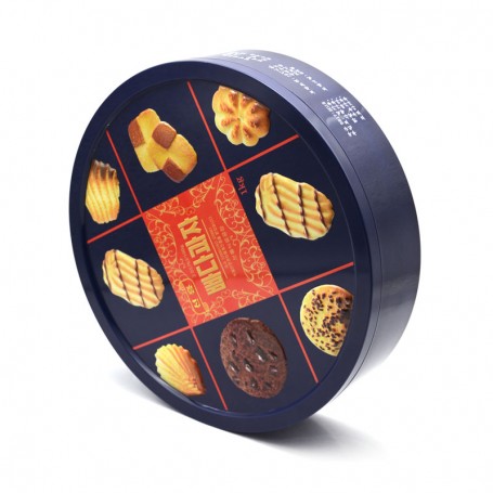 Custom Printed Round Cookie Tin Box Manufacturers