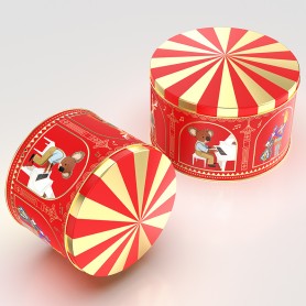 Stock directo de fábrica de cajas de hojalata para música.