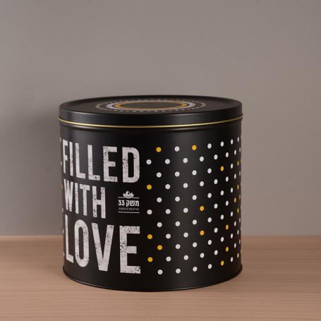 Conteneur rond en fer blanc personnalisé en usine