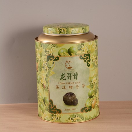 Фабричная оптовая продажа круглая жестяная банка для чая